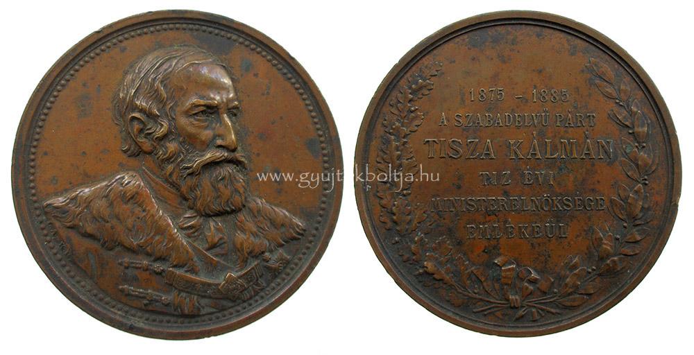 Lor�nfi Antal: Tisza K�lm�n 10 �vi miniszereln�ks�ge eml�k�re 1885